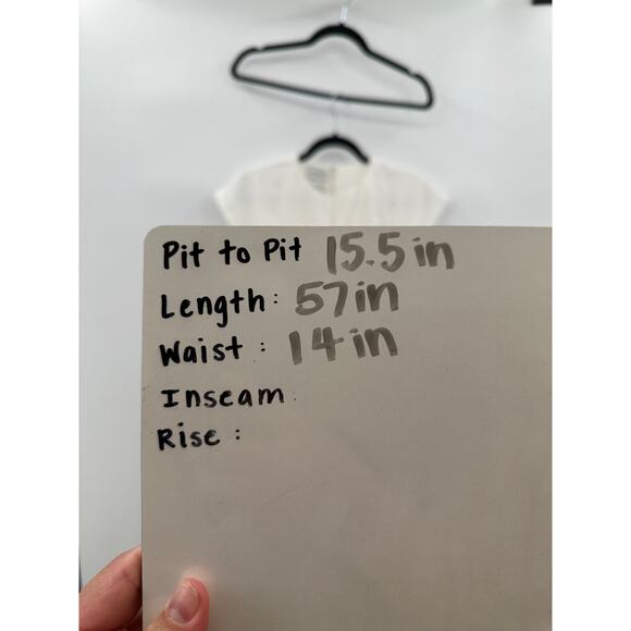 St John White Maxi Sleeveless Dress Cutout Slit Wedding Acetate Viscose Size 0 - Picture 15 of 16